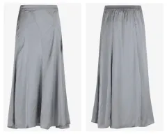 DKNY ディーケーエヌワイ 正規品 The HANDSOME ピュア パネル サテン フレアスカート 55 66のサムネイル