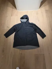 DKNY ブラック グレー カラー の リバーシブル フード ジャケット です。のサムネイル