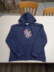炎炎ノ消防隊×MFC STORE 限定コラボパーカー フーディ アニメ 紺 M 