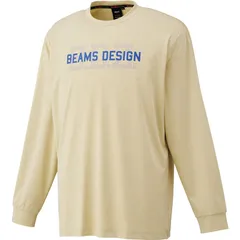 zett(ゼット) BEAMS DESIGN 長袖Tシャツ 野球ソフトTシャツ (bot77205-3200)26SS、ベージュ