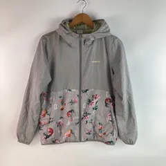 adidas neo 花柄フード付きジャケット レディース OT グレー 35110019