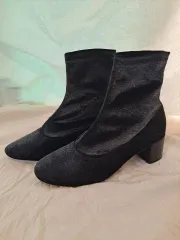 Repetto レペット ブラック パール アングルブーツのサムネイル