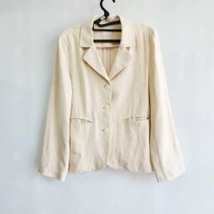 Weekend Max Mara リネン100% テーラードジャケット 白 38 - メルカリ