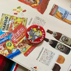 ヴィンテージ トムとジェリー プリンティング カフスボタン 缶 バッジ ブローチ 小物