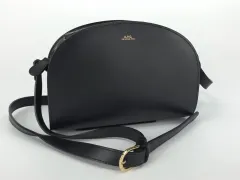 A.P.C. アペーセー デミルン ハーフムーンバッグ ミニバッグ クロスバッグ ブラック