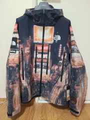 シュプリーム THE NORTH FACE テープドシム シェル ジャケット タイムスクエア