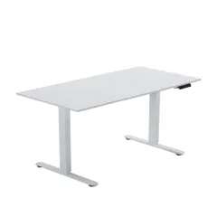 「8月4日再入荷予定」全新品 ホワイト 電動昇降デスク スタンディングデスク 電動 幅140cm昇降デスク 昇降式テーブル 昇降式デスク 昇降 高さ調整 リモートワーク デスク 在宅 テレワーク 昇降式 オフィスデスクのサムネイル