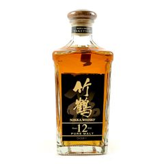 ニッカウヰスキー 竹鶴 12年 ピュアモルト 未開栓 箱付き 660ml　角瓶 Amazon.co.jp: ニッカ 竹鶴12年ピュアモルト スリムボトル 660ml 1本
