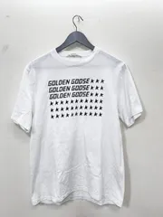 GOLDEN GOOSE ゴールデングース フラッグ プリント Tシャツ 星条旗モチーフ Tシャツ sizeS/白 ■◆レディースのサムネイル