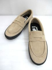 VANS スケートローファースニーカー スエード ベージュ 25.0cm - メルカリ