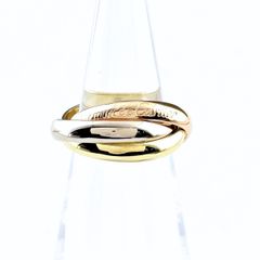 新品磨き済み Cartier カルティエ トリニティ クラシック リング 53
