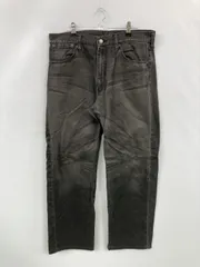 LEVI STRAUSS & CO. リーバイストラウスアンドカンパニー デニムパンツ W34 L33 ブラック フルレングス 無地 ブランドロゴ スタンダード ストレート レギュラー ヴィンテージ