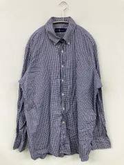 Polo University Club by Ralph Lauren シャツ/ブラウス 17 ブルー コットン チェック柄 ワンポイント ブランドロゴ 長袖 ボタンダウン