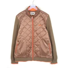 FILA フィラ ニット袖 ダウンジャケット レディース XL ゴルフ ジャケット OT11198のサムネイル