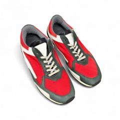 HI-TEC HTS74 スニーカー 白赤黒系 EU44サイズ vibram - メルカリ