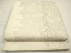 限定大幅値下げ！新品 西陣織八寸名古屋帯 切子模様【仕立付き】⑧ 