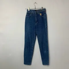 ヴェルサーチェ シルバー ロゴ デニム ズボン レディース パンツ ハイウエストのサムネイル