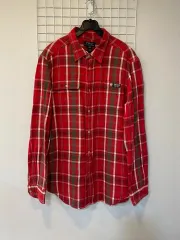 (送料無料) ポロ ラルフローレン レディース レッド CHECK シャツ XL