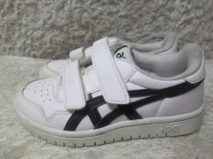195 オニツカタイガー gs キッズ 子供靴 白 中古 靴