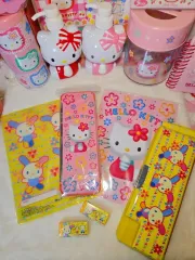 サンリオ レトロ ゴー キティ ウサハナ 下敷き 筆箱 セット