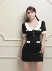 ANDWANG Grace Pleated Docking Mini Dress - メルカリ