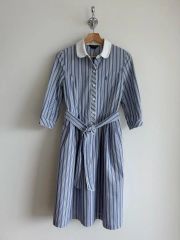 ストライプ 半袖 ワンピース Burberry バーバリー 38 - メルカリ