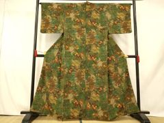 平和屋着物●豪華振袖　型染め　松竹梅花文　正絹　逸品　AABH4617ck 平和屋着物○豪華振袖 型染め 松竹梅花文 正絹 逸品 AABH4617ckの通販