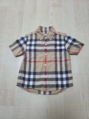 BURBERRY 半袖シャツ 3Y チェック柄 - メルカリ