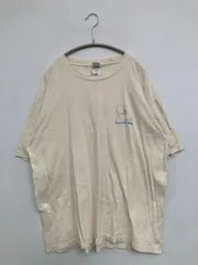 Printstar プリントスター Tシャツ/カットソー XL アイボリー 無地 前面プリント ワンポイント ミドル丈 半袖 クルーネック(丸首)