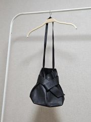 新品タグ付き かぐれ リネンチェックショルダーバッグ アーバン 