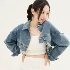 新品タグ付き☆CLORE+ Denim Shirt Jacket クロレHeve - メルカリ