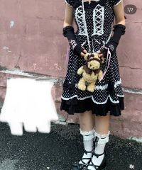 レア☆BODY LINE ロリータ ワンピース ストライプ コスプレ - メルカリ