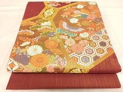 別誂両面袋帯正絹六通柄/全通創作品 - メルカリ
