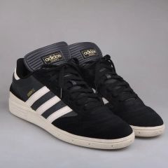 adidas ブセニッツ 28.5cm 黒金 白ソール スケシュー スエード - メルカリ