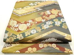 平和屋着物●訪問着　手描き　草花文　金彩　正絹　逸品　AABH6801ph 平和屋着物○訪問着 手描き 草花文 金彩 正絹 逸品 AABH6801ph - メルカリ