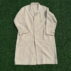 アイボリー ワークウェア ロング コート (実寸確認)