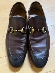 GUCCI ビットローファー スクエアトゥ41E - メルカリ
