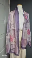 Roberta di Camerino フラワー シルク スカーフ