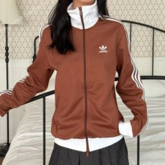 最終値下げ【レア！新品 adidasトラックジャケット】M モカブラウン 