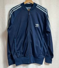 80〜90s 万国旗タグ アディダス ATP トラックジャケット L 紺 - メルカリ