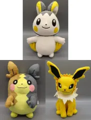 【中古】ぬいぐるみ 全3種セット ぬいぐるみ～サンダース・エモンガ・モルペコ(まんぷくもよう)～ 「ポケットモンスター」