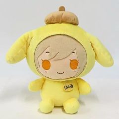 サンリオ ポムポムプリン 因幡はねる マスコット ぬいぐるみ 2024年 因幡はねる むにゅぐるみ サンリオ ポムポムプリン ぬいぐるみ 2024年
