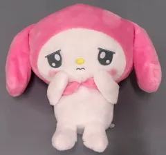 【中古】ぬいぐるみ マイメロディ ゆるかわ Lぬいぐるみ“マイメロディ・クロミ” しょんぼり 「サンリオキャラクターズ」