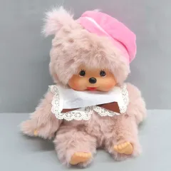 【中古】ぬいぐるみ モンチッチ 女の子ver. お座りぬいぐるみ 「くじストリート モンチッチエンタメくじ」 お座りぬいぐるみ賞