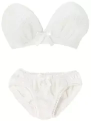 【中古】ドールアクセサリー 1/3 AZO2用 ストラップレスブラ＆ショーツset(ホワイト)のサムネイル