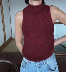 アモーメント SHEER SLEEVELESS TOP Red 0 サイズのサムネイル