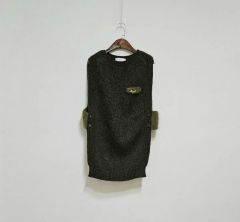 Y2k クロップド丈 ボロ加工 デニム ボア Gジャン フェアリーグランジ 