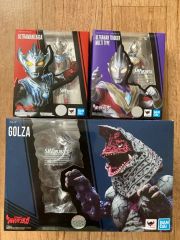 ウルトラマンティガ 怪獣ソフビ ティガダーク キリエロイド シルバゴン