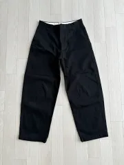 UNIQLO U ワイドフィット チノ ブラック