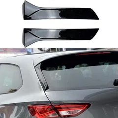 Seat Leon FR MK3/MK3.5 (セアト・レオン) 専用 サイドスポイラー ABS製 カーボン調/ピアノブラック 選べる2色 ドレスアップ効果抜群 走行安定性向上 スポーティな印象 簡単取付 車種専用 スタイリッシュ 送料無料